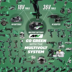 Metabo HPT GP18DAQ4M MultiVolt 18V Brushless Lithium-Ion 2 in. Cordless Die Grinder (Tool Only)