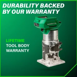 Metabo HPT M1808DAQ4M 18V MultiVolt Brushless Lithium-Ion Cordless Trim Router (Tool Only)