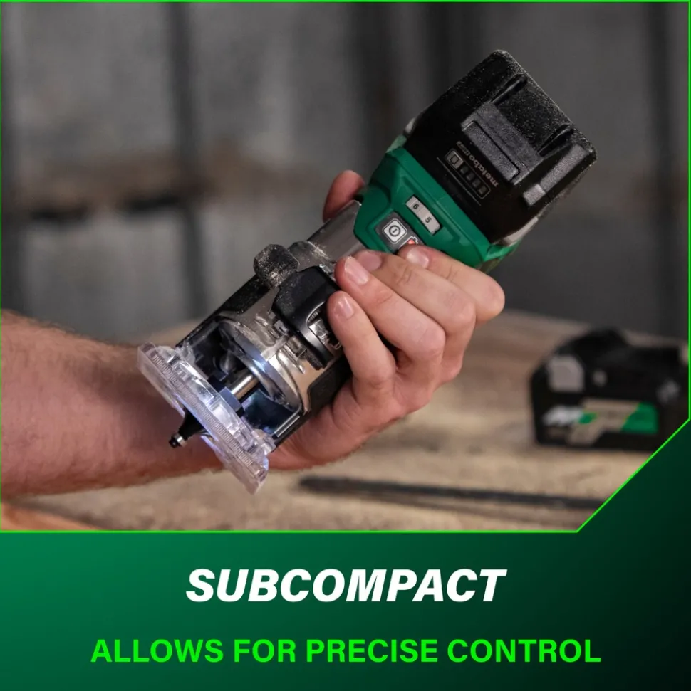 Metabo HPT M1808DAQ4M 18V MultiVolt Brushless Lithium-Ion Cordless Trim Router (Tool Only)