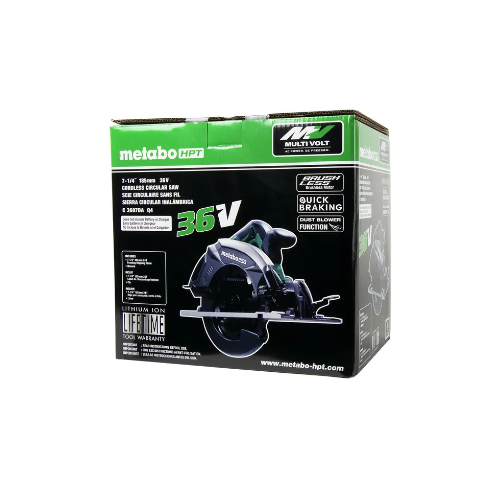 Metabo HPT MultiVolt 36V Brushless 7-1/4 in. Circular Saw (Tool Only)