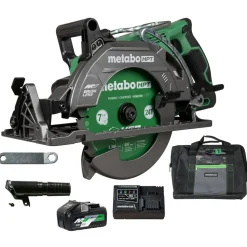 Metabo HPT MultiVolt 36V Brushless Lithium-Ion 7-1/4 in. Cordless Rear Handle Circular Saw Kit (4 Ah)