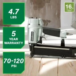 Metabo HPT N5021AM 16-Gauge 15/16 in. Wide Crown Stapler