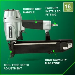 Metabo HPT N5021AM 16-Gauge 15/16 in. Wide Crown Stapler