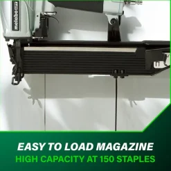 Metabo HPT N5021AM 16-Gauge 15/16 in. Wide Crown Stapler