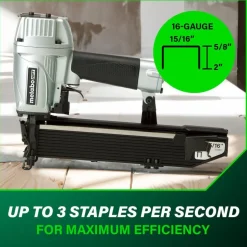 Metabo HPT N5021AM 16-Gauge 15/16 in. Wide Crown Stapler