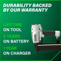 Metabo HPT N5021AM 16-Gauge 15/16 in. Wide Crown Stapler