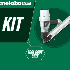 Metabo HPT NR65AK2SM 36-Degree 2-1/2 in. Strap-Tite Fastening System Metal Connector Strip Nailer with Short Magazine