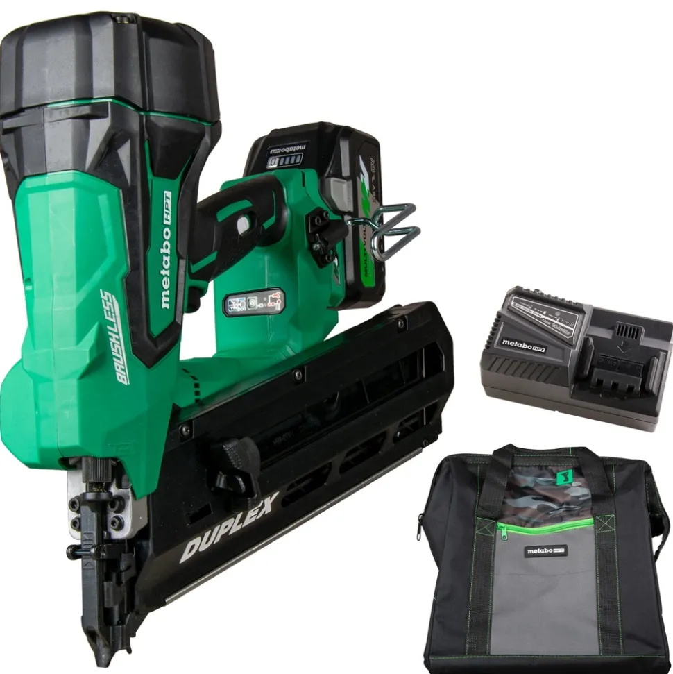 Metabo HPT NR3675DDM 36V MultiVolt Lithium-Ion Cordless Forming Nailer Kit (2.5 Ah/5 Ah)