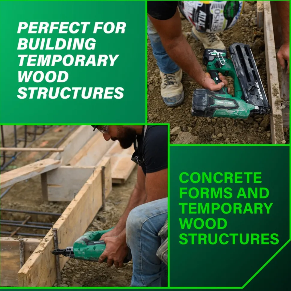 Metabo HPT NR3675DDM 36V MultiVolt Lithium-Ion Cordless Forming Nailer Kit (2.5 Ah/5 Ah)