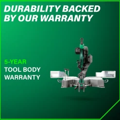 Metabo HPT 120V 15 Amp 12 in. Corded Dual Bevel Sliding Miter Saw