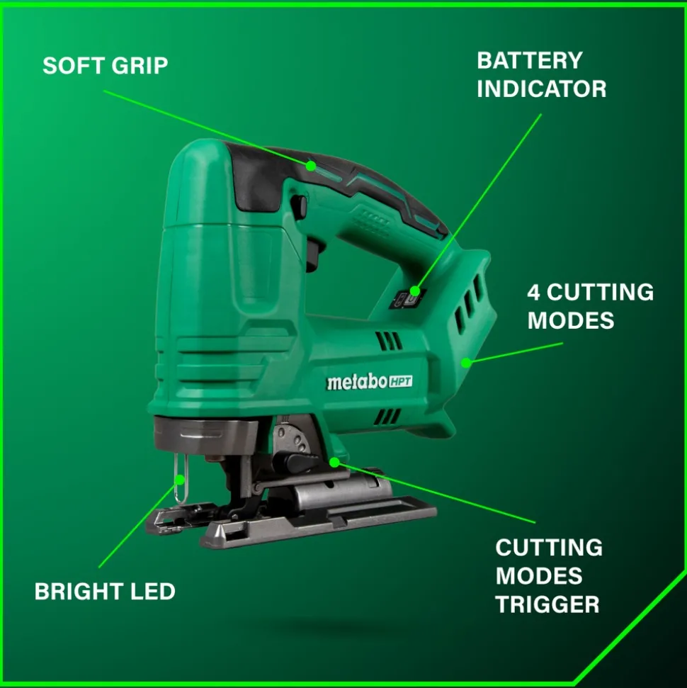 Metabo HPT 18V Lithium-Ion Cordless Jig Saw (Tool Only)