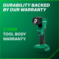 Metabo HPT 18V Multivolt 250 Lumen Lithium-Ion Cordless LED Flashlight (Tool Only)