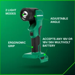 Metabo HPT 18V Multivolt 250 Lumen Lithium-Ion Cordless LED Flashlight (Tool Only)