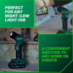 Metabo HPT 18V Multivolt 250 Lumen Lithium-Ion Cordless LED Flashlight (Tool Only)