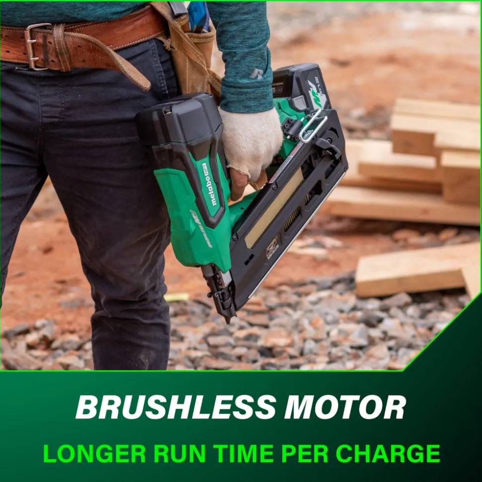 Metabo HPT 36V MultiVolt 3-1/2 in. Cordless Paper Strip Framing Nailer Kit (2.5 Ah)