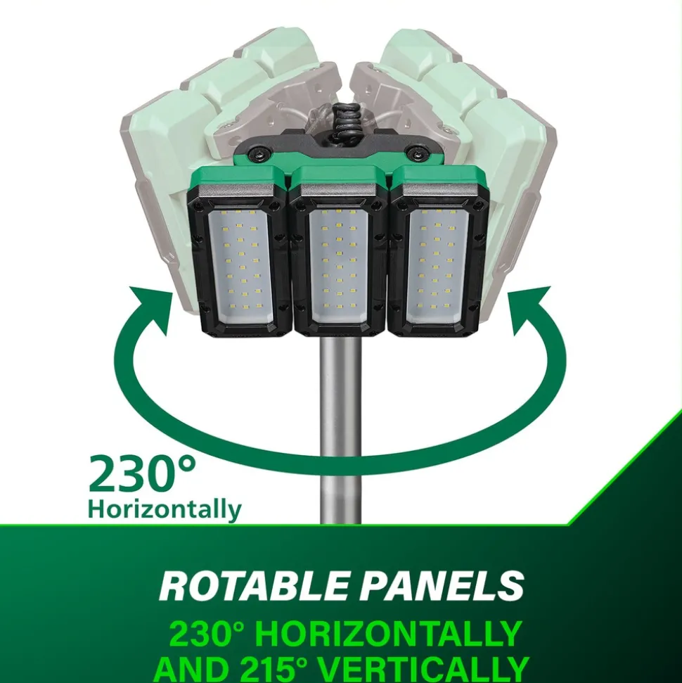 Metabo HPT 18V MultiVolt 4000 Lumen Lithium-Ion Cordless LED Tripod Site Light (Tool Only)