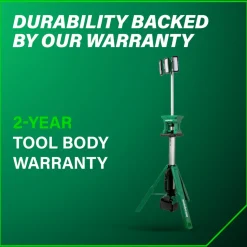 Metabo HPT 18V MultiVolt 4000 Lumen Lithium-Ion Cordless LED Tripod Site Light (Tool Only)