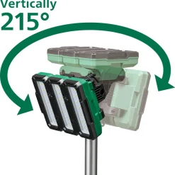 Metabo HPT 18V MultiVolt 4000 Lumen Lithium-Ion Cordless LED Tripod Site Light (Tool Only)