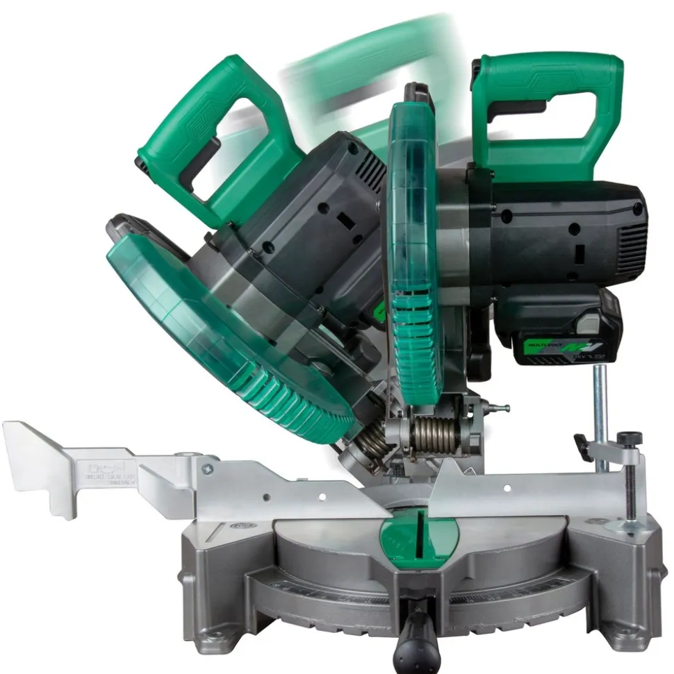 Metabo HPT 18V MultiVolt Brushless Lithium-Ion 10 in. Cordless Single Bevel Miter Saw (Tool Only)