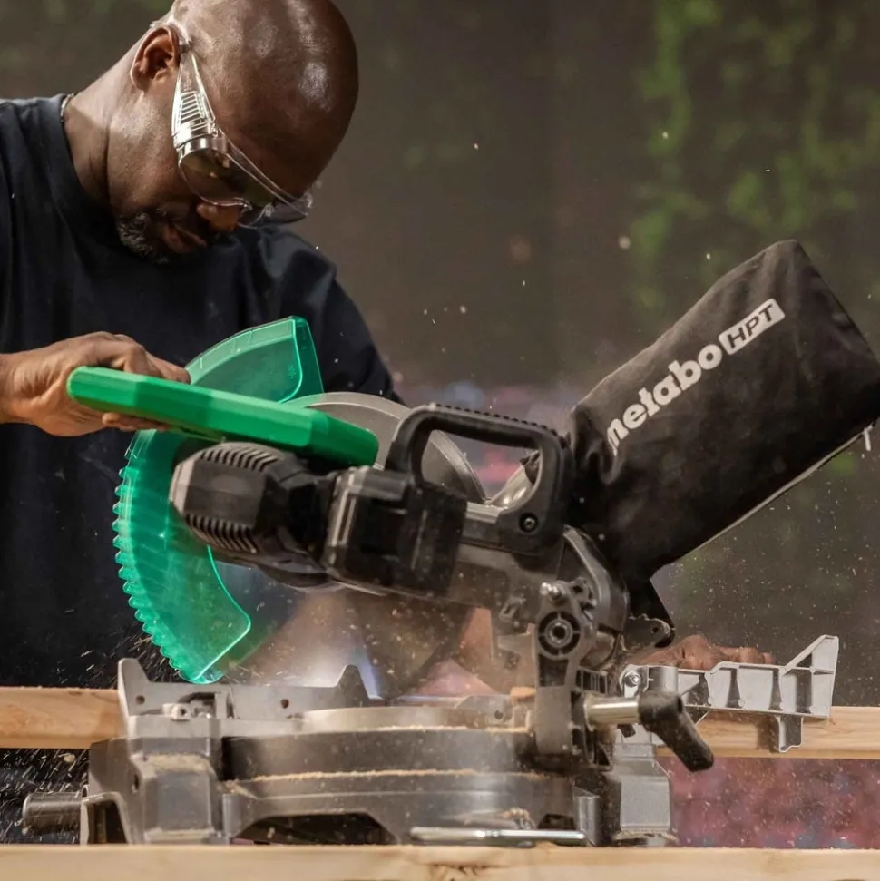 Metabo HPT 18V MultiVolt Brushless Lithium-Ion 10 in. Cordless Single Bevel Miter Saw (Tool Only)