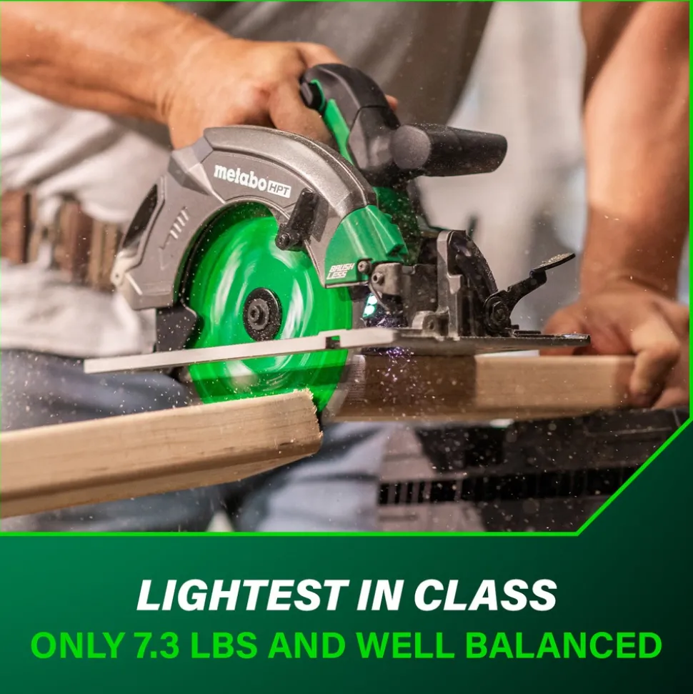 Metabo HPT 18V MultiVolt Brushless Lithium-Ion 7-1/4 in. Cordless Circular Saw (Tool Only)