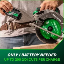Metabo HPT 18V MultiVolt Brushless Lithium-Ion 7-1/4 in. Cordless Circular Saw (Tool Only)
