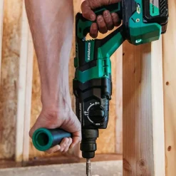 Metabo HPT 36V MultiVolt Brushless Lithium-Ion 1-1/8 in. Cordless SDS-Plus D-Handle Rotary Hammer Kit (4 Ah)