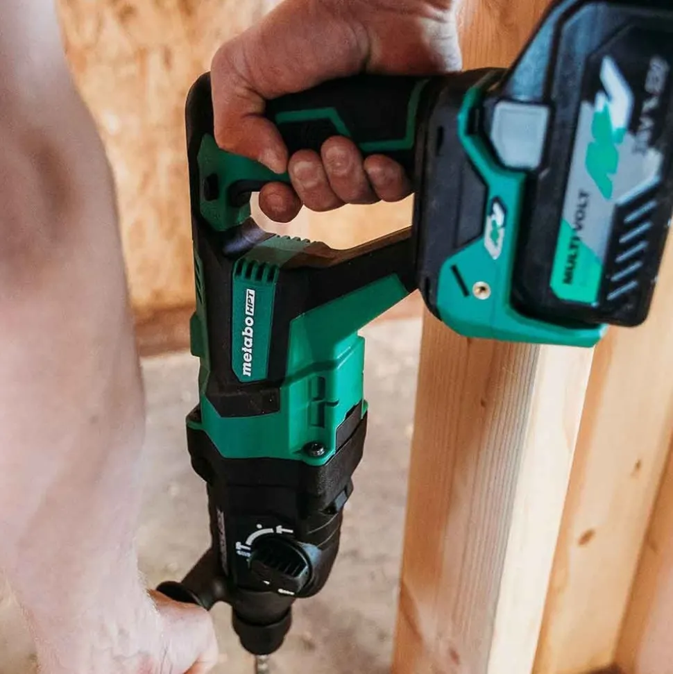 Metabo HPT 36V MultiVolt Brushless Lithium-Ion 1-1/8 in. Cordless SDS-Plus D-Handle Rotary Hammer Kit (4 Ah)