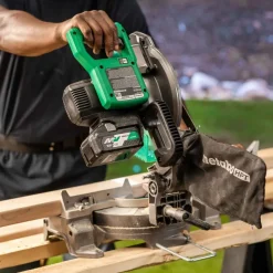 Metabo HPT 18V MultiVolt Brushless Lithium-Ion 10 in. Cordless Single Bevel Miter Saw Kit (5 Ah)