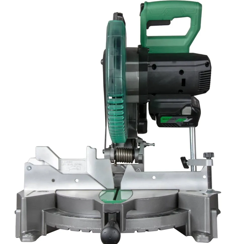 Metabo HPT 18V MultiVolt Brushless Lithium-Ion 10 in. Cordless Single Bevel Miter Saw Kit (5 Ah)
