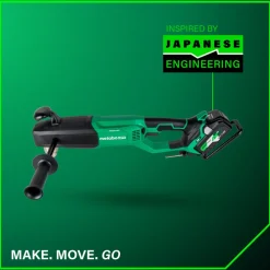 Metabo HPT 36V MultiVolt Lithium-Ion Brushless 1/2 in. Cordless High Power Right Angle Drill Kit (4 Ah/8 Ah)