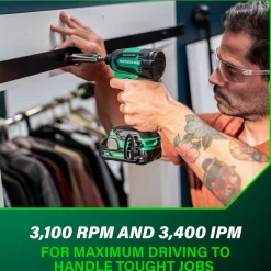 Metabo HPT 18V MultiVolt Lithium-Ion Brushless Cordless Impact Driver Kit (2 Ah)