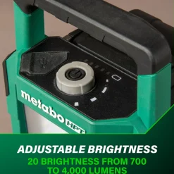 Metabo HPT 18V MultiVolt Lithium-Ion 4000 Lumen LED Cordless Work Light (Tool Only)