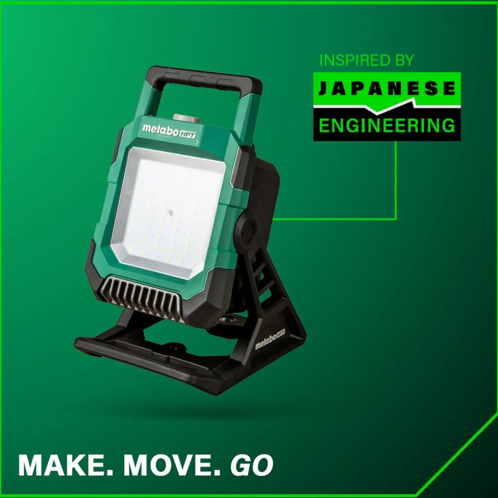 Metabo HPT 18V MultiVolt Lithium-Ion 4000 Lumen LED Cordless Work Light (Tool Only)