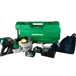 Metabo HPT VB3616DAM 36V MultiVolt Portable Cordless Rebar Bender/Cutter Kit (4 Ah)