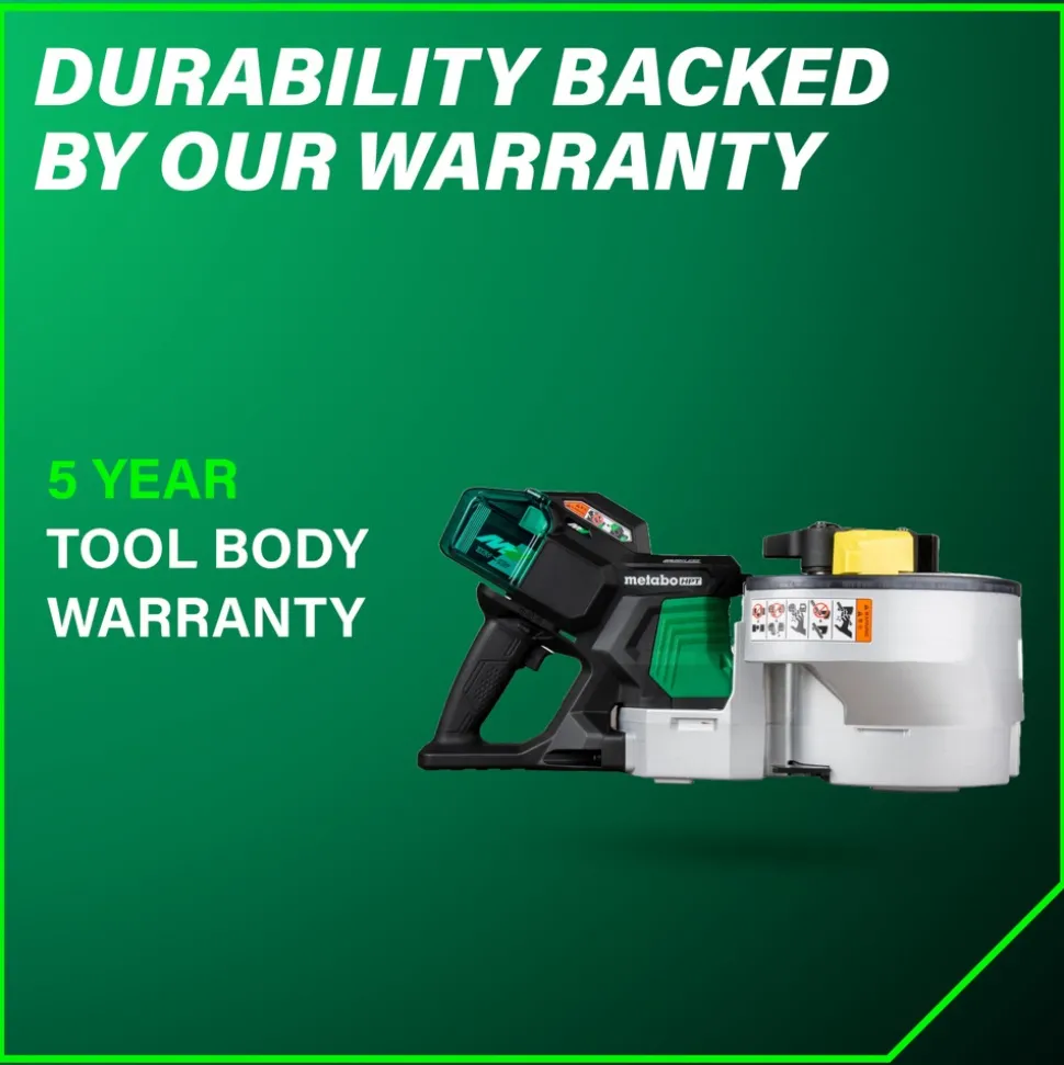 Metabo HPT VB3616DAM 36V MultiVolt Portable Cordless Rebar Bender/Cutter Kit (4 Ah)