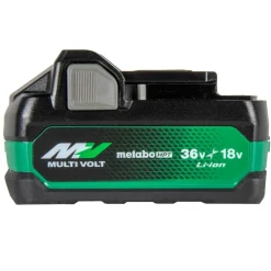 Metabo HPT 18V/36V MultiVolt 5 Ah/2.5 Ah Water and Impact Resistant Lithium-Ion Battery