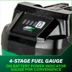 Metabo HPT 18V/36V MultiVolt 5 Ah/2.5 Ah Water and Impact Resistant Lithium-Ion Battery