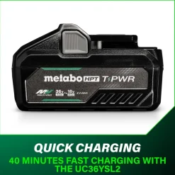 Metabo HPT 36V/18V MultiVolt 4 Ah/8 Ah T-PWR Lithium-Ion Battery