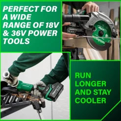 Metabo HPT 36V/18V MultiVolt 4 Ah/8 Ah T-PWR Lithium-Ion Battery