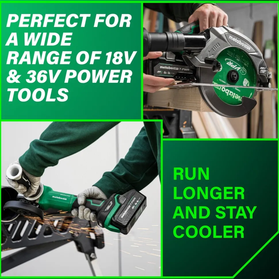 Metabo HPT 36V/18V MultiVolt 4 Ah/8 Ah T-PWR Lithium-Ion Battery