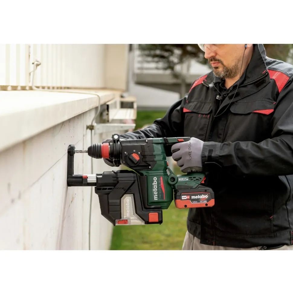 Metabo KH 18 LTX BL 28 Q SET ISA 18V Brushless Lithium-Ion 1-1/8 in. SDS-Plus Cordless Combination Hammer (Tool Only)