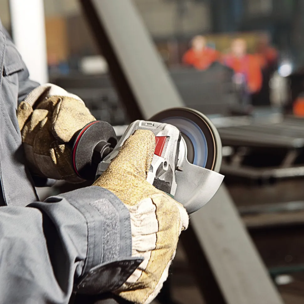 Metabo WE15-150 Quick 13.5 Amp 6 in. Angle Grinder with TC Electronics and Lock-On Sliding Switch