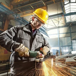 Metabo WEP15-150 Quick 13.5 Amp 6 in. Angle Grinder with TC Electronics and Non-Locking Paddle Switch