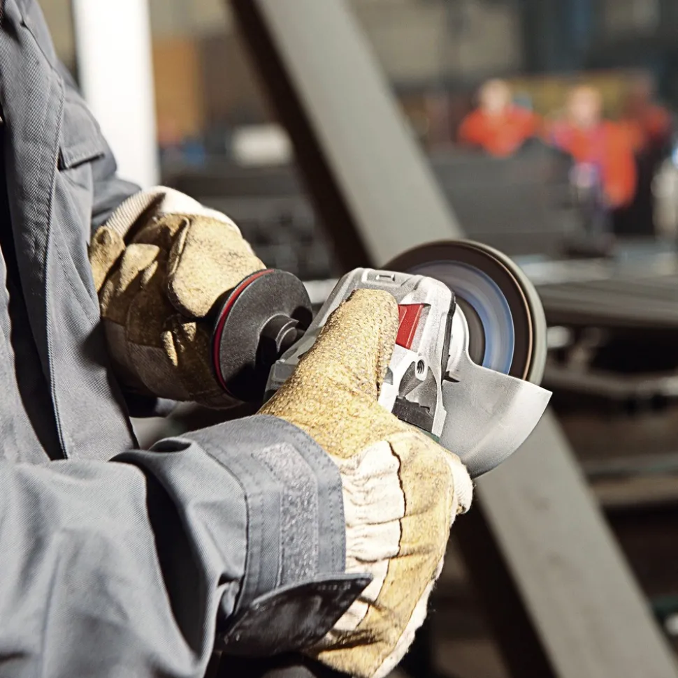 Metabo WEV15-125 HT 13.5 Amp 5 in. Angle Grinder with VTC Electronics and Lock-On Switch