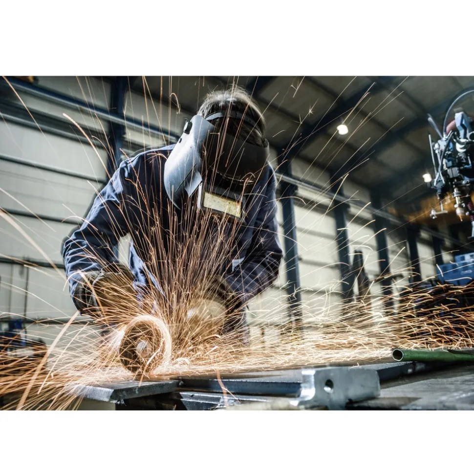 Metabo WEV15-125 HT 13.5 Amp 5 in. Angle Grinder with VTC Electronics and Lock-On Switch