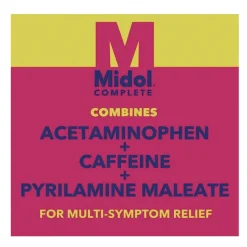 Midol Complete Menstrual Caplets 2/Pack 30 Packs/Box