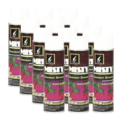 Misty 10 oz. Aerosol Spray Handheld Air Deodorizer - Summer Breeze (12/Carton)