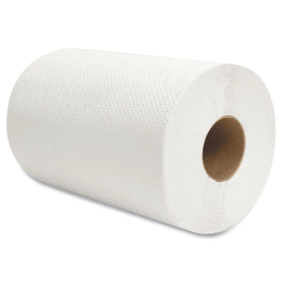 Morcon Paper MORSOFT UNIVERSAL ROLL TOWELS, 8-in X 350 FT, WHITE, 12 ROLLS/CARTON