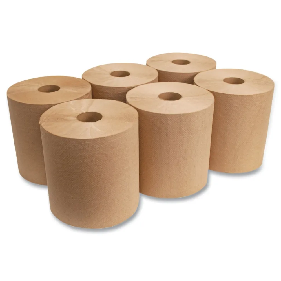 Morcon Paper MORSOFT UNIVERSAL ROLL TOWELS, 8-in X 800 FT, BROWN, 6 ROLLS/CARTON